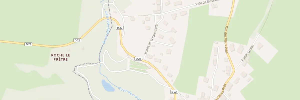 Plan du 14 Rue de la Fontaine à Montcornet