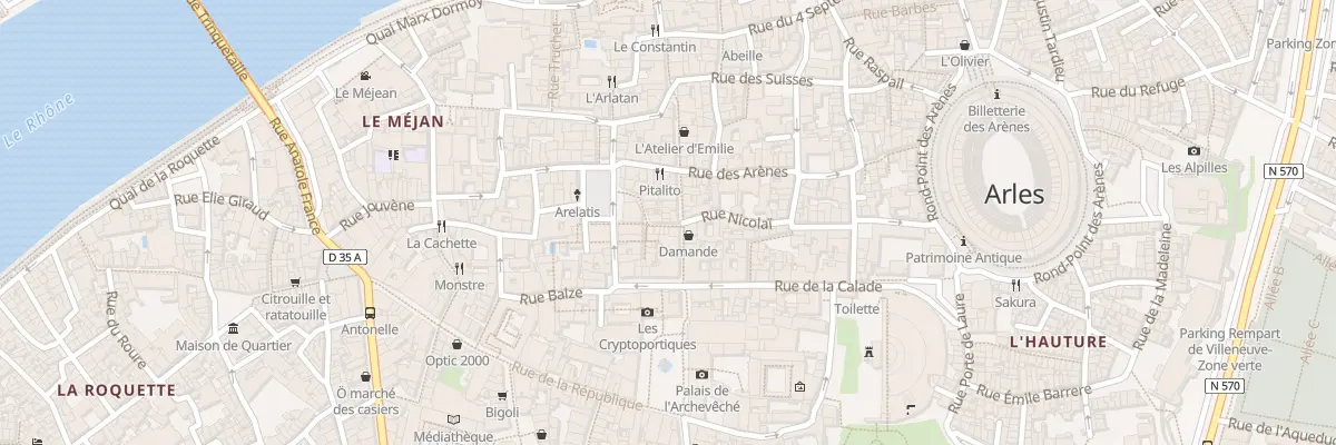 Plan du 2A Rue Favorin à Arles