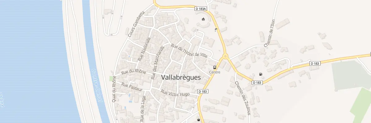 Plan du 5 Rue du Moulin d’Huile à Vallabrègues