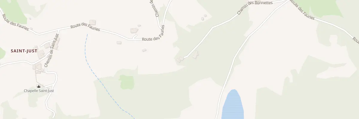 Plan du 400 Che des Bonnettes à Arlebosc