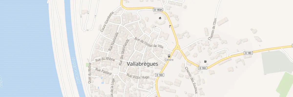 Plan du 3 Rue du Moulin d’Huile à Vallabrègues