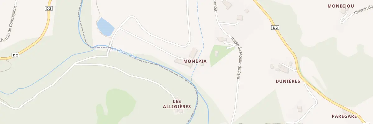 Plan du 535 Che de Monpia à Vernoux-en-Vivarais
