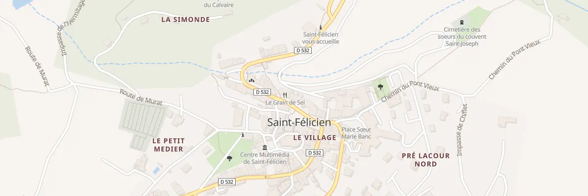 Plan du 5 Pl de l’Hotel de Ville à Saint-Félicien