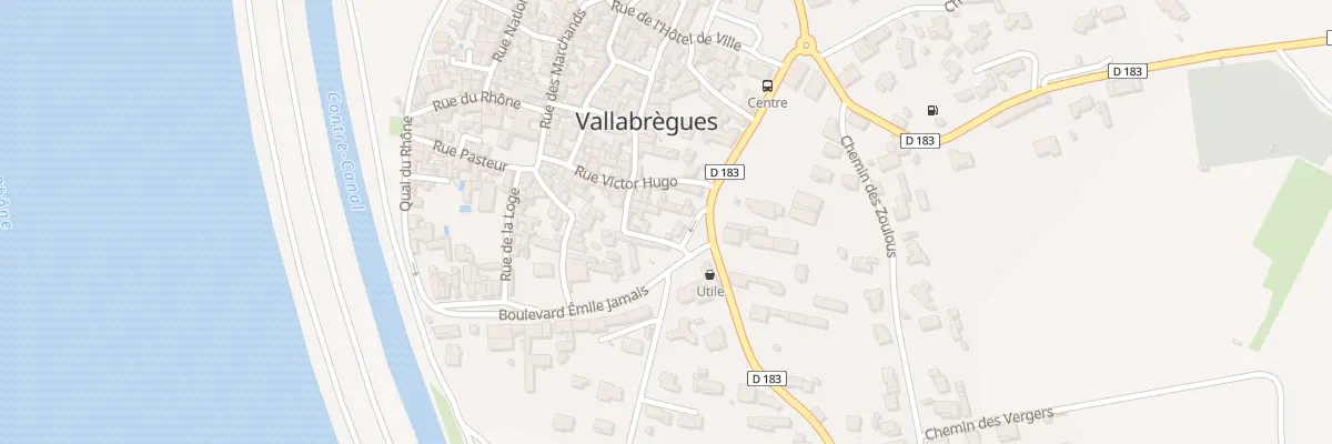 Plan du 41 Rue du Moulin d’Huile à Vallabrègues