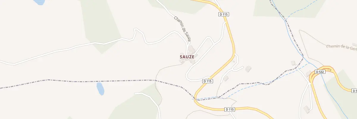 Plan du 370 Che de Sauze à Vaudevant