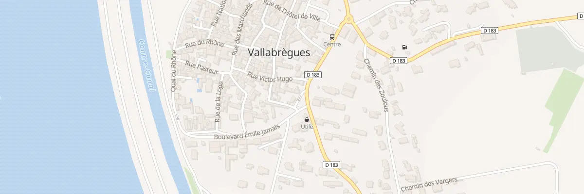 Plan du 5 Bd Emile Jamais à Vallabrègues