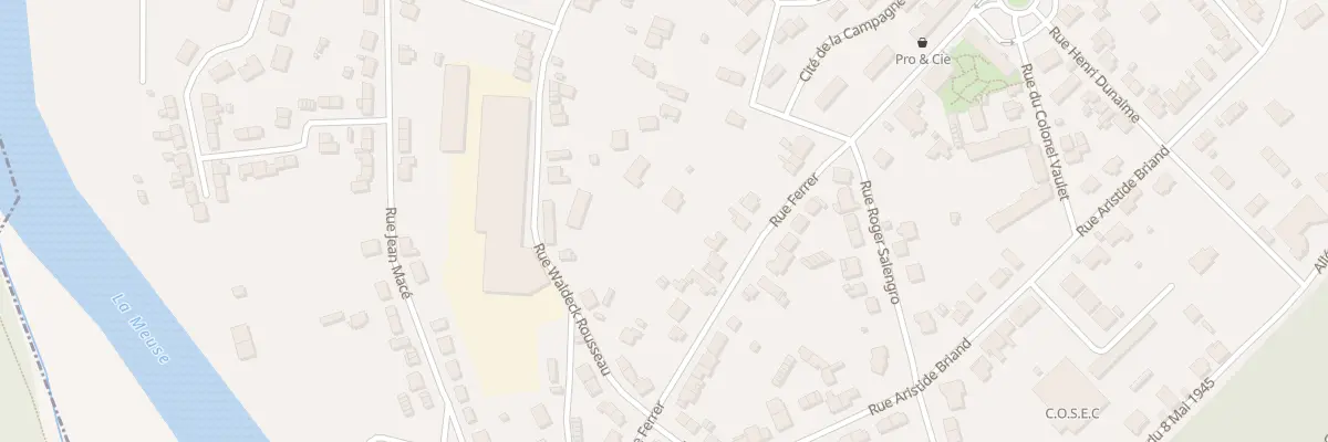 Plan du 674 Rue Ferrer à Revin