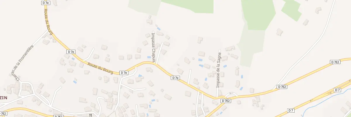 Plan du 1033 Rte du Bourg à Sourcieux-les-Mines