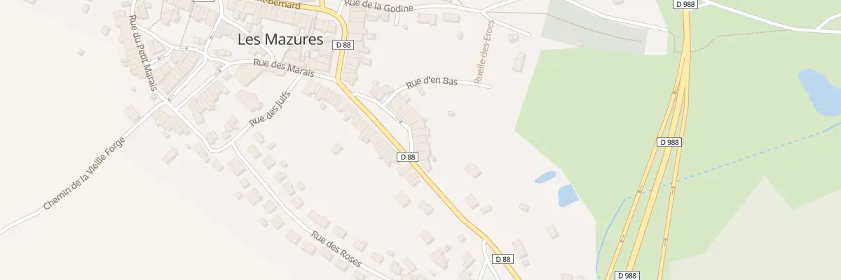 Plan du 18 Rue Charles de Gaulle aux Mazures
