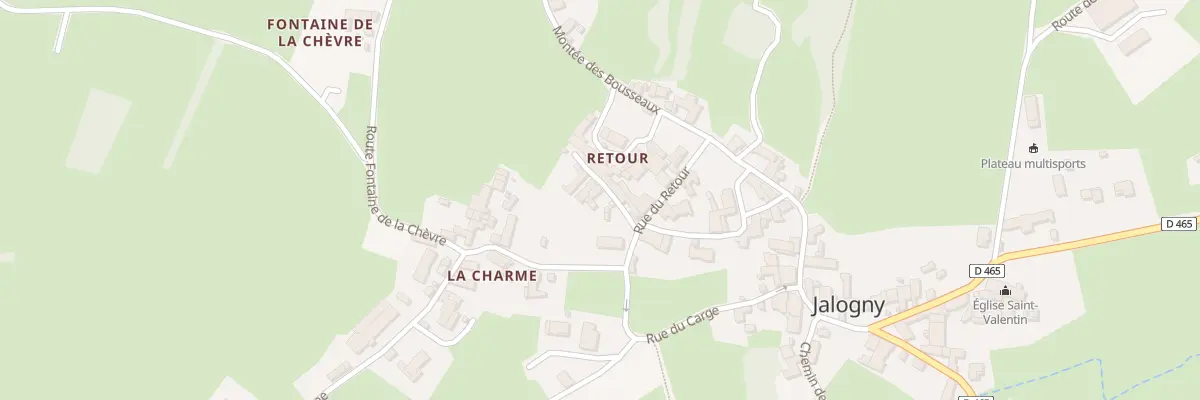 Plan du 1 Imp aux Moines à Jalogny