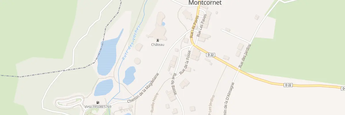 Plan du 2 Rue Basse à Montcornet
