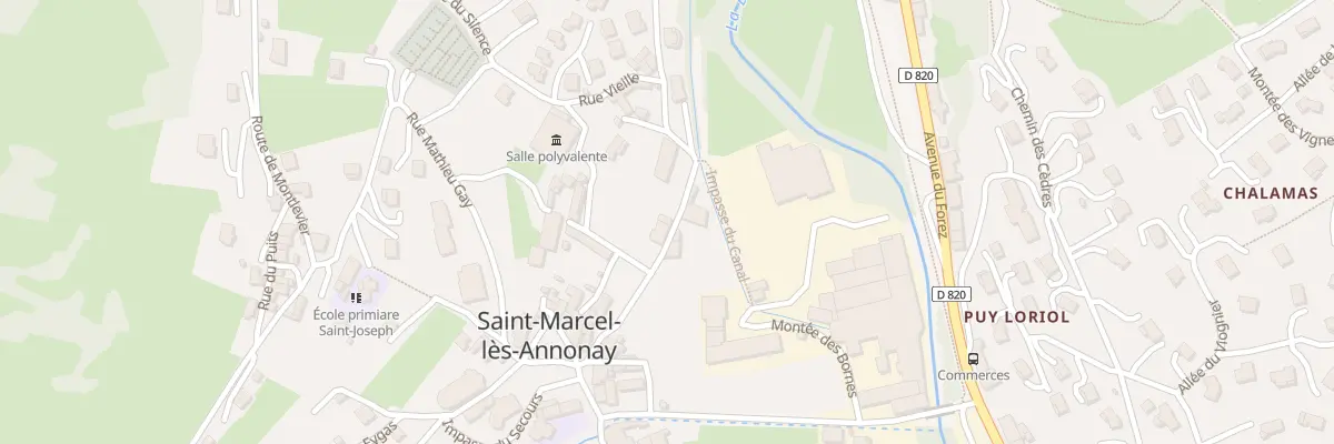 Plan du 123 Rue de Joannard à Saint-Marcel-lès-Annonay