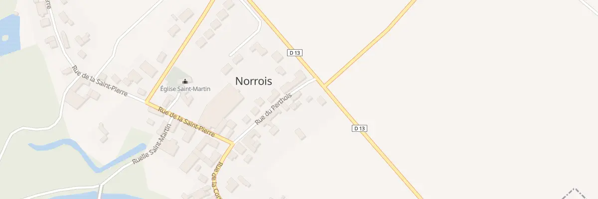 Plan du 1 Rue du Perthois à Norrois