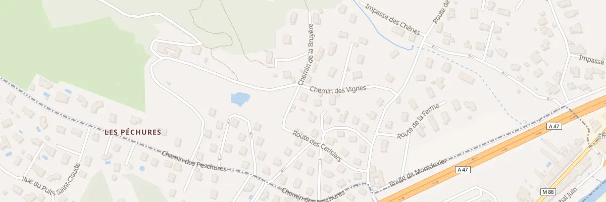 Plan du 6 Che des Bruyeres à Saint-Joseph