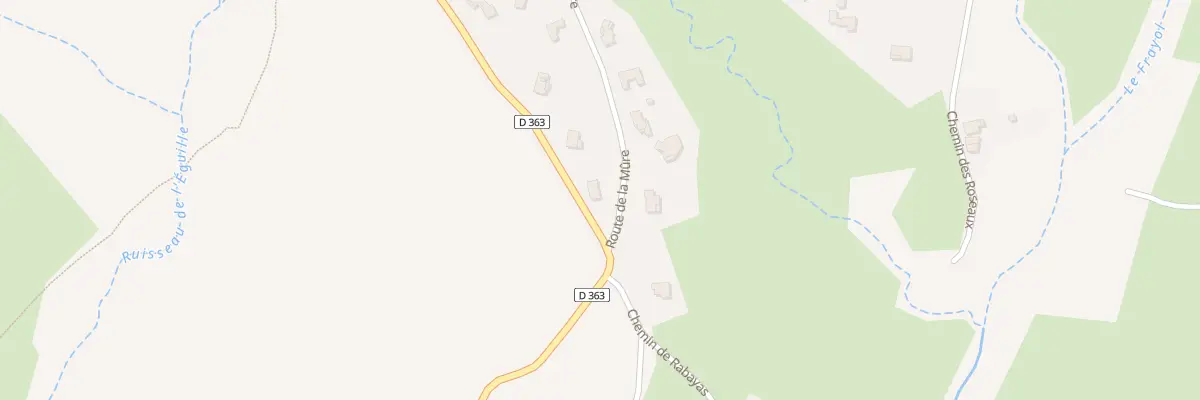 Plan du 65 Rte de la Mure à Aubignas