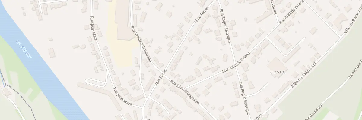 Plan du 741 Rue Ferrer à Revin