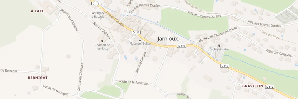 Plan du 5128 Le Bourg - Jarnioux à Porte des Pierres Dorées