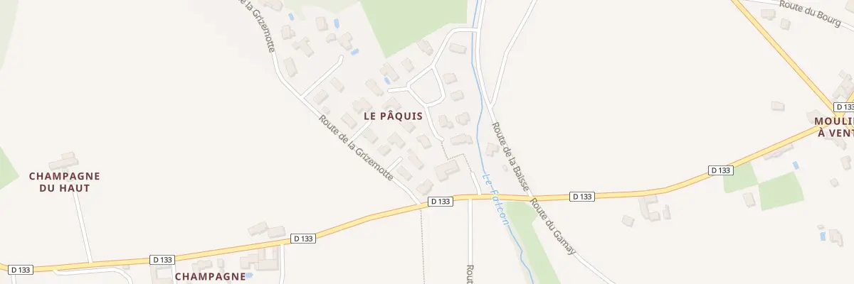 Plan du 173 Pl du Paquis à Saint-Étienne-la-Varenne