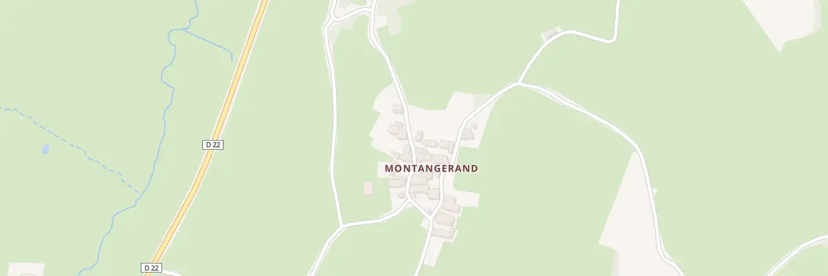 Plan du 5030 Montangerand à Bourgvilain