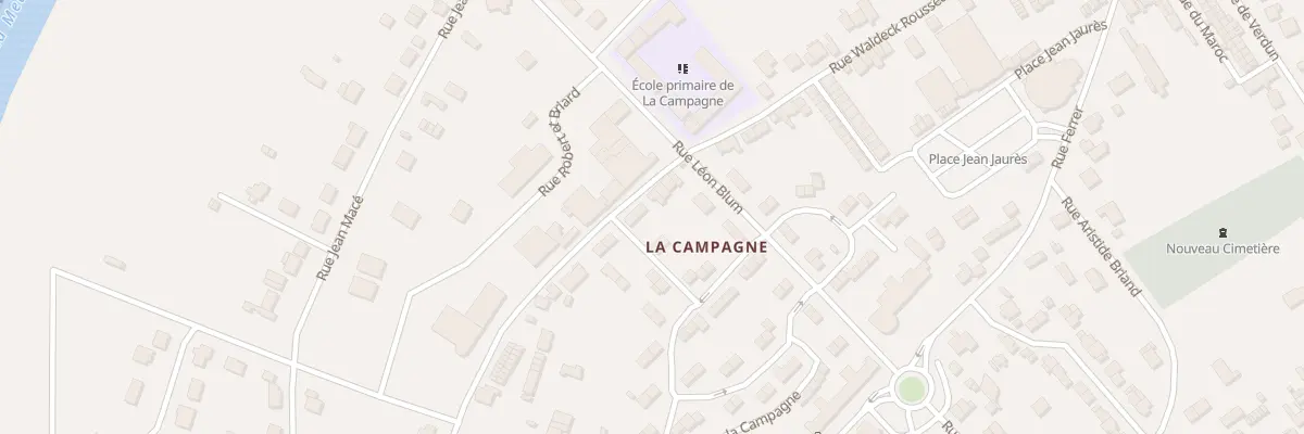 Plan du 599 Rue Waldeck Rousseau à Revin