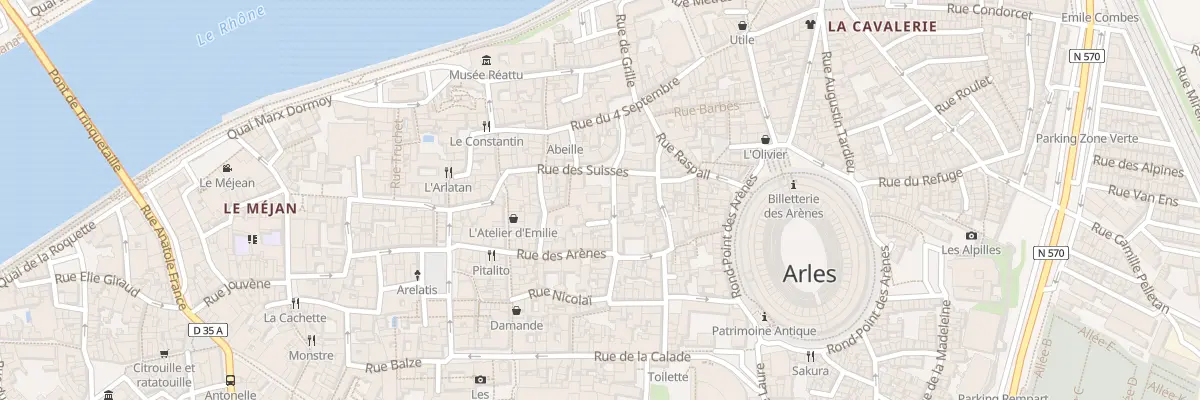 Plan du 9 Rue des Suisses à Arles