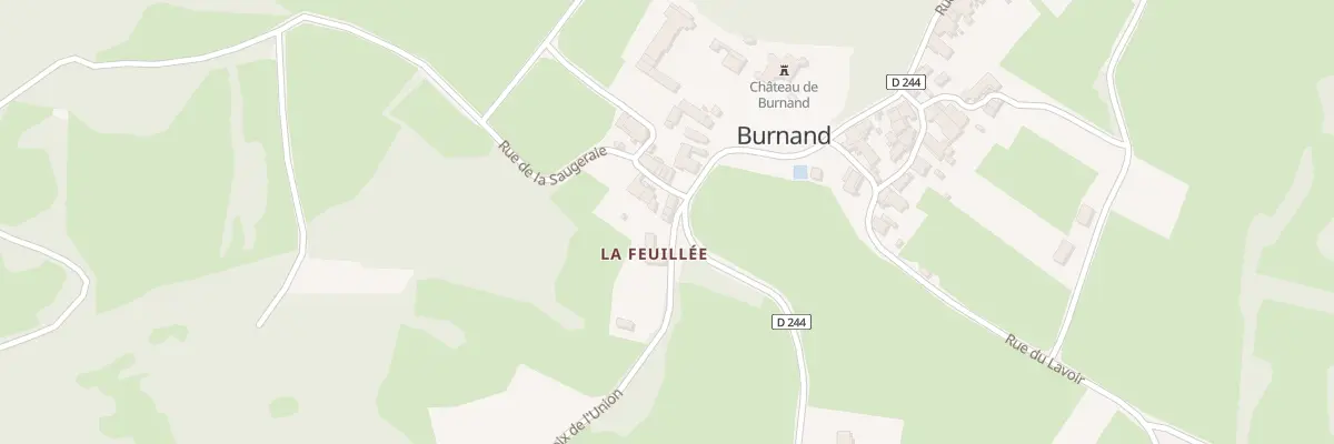 Plan du 5015F La Feuillee à Burnand