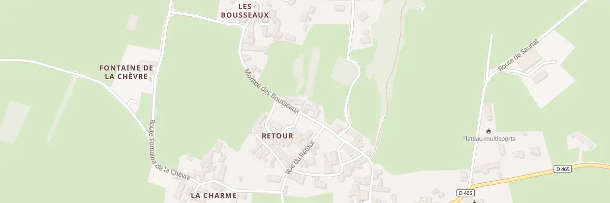 Plan du 6 Mte des Bousseaux à Jalogny