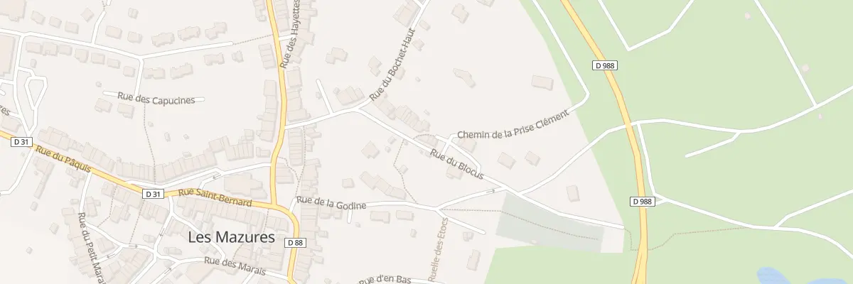 Plan du 9 Rue du Blocus aux Mazures
