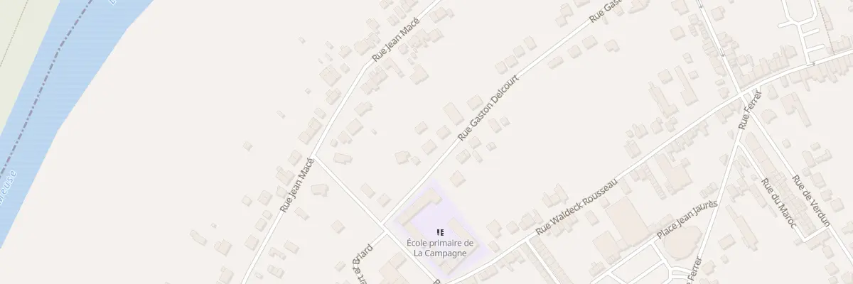 Plan du 554 Rue Gaston Delcourt à Revin