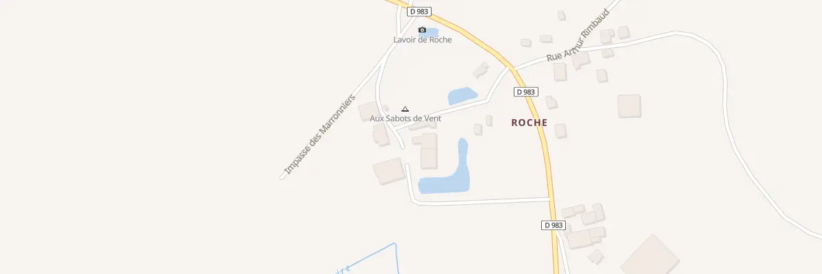 Plan du 1 Imp des Marronniers à Chuffilly-Roche