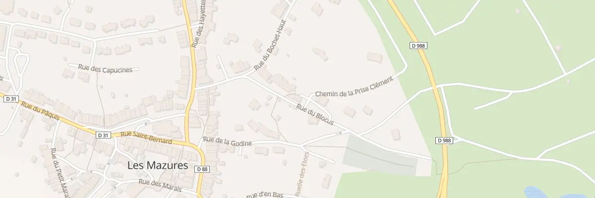 Plan du 10 Rue du Blocus aux Mazures