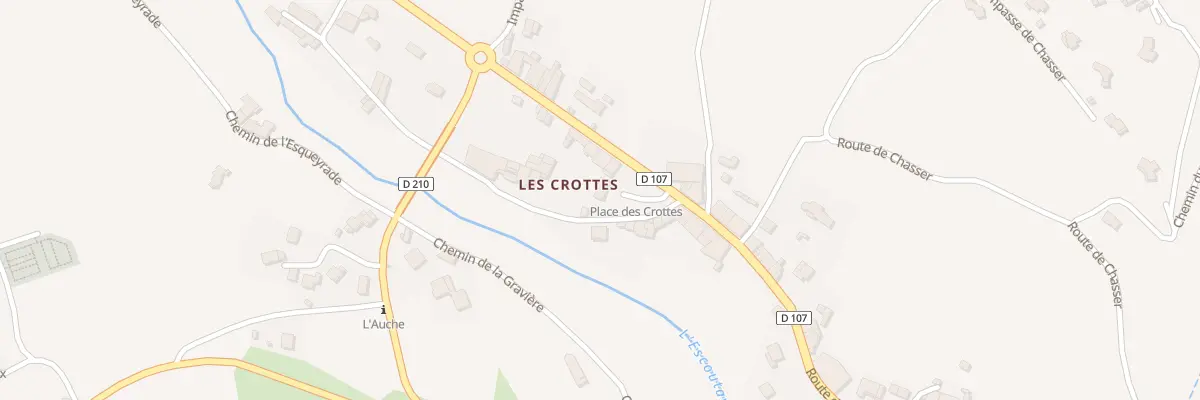 Plan du 1 Pl des Crottes à Saint-Thomé