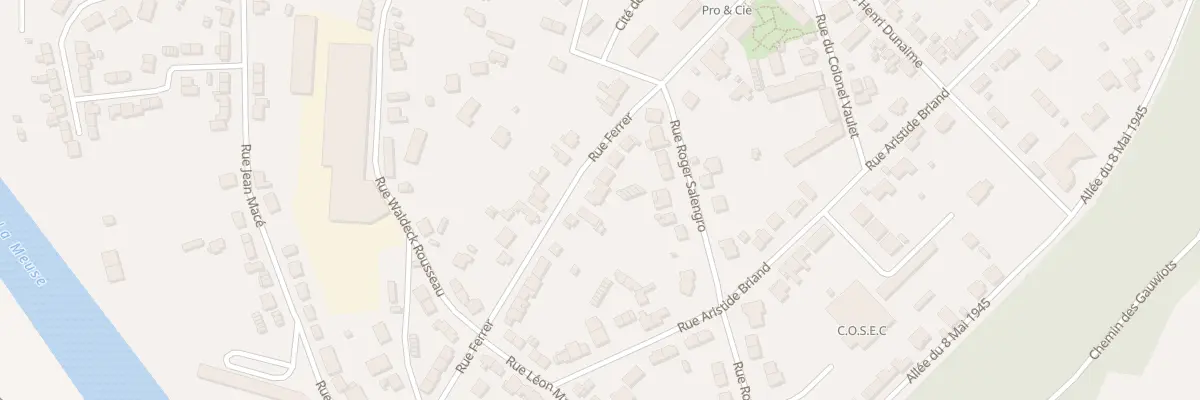Plan du 657 Rue Ferrer à Revin