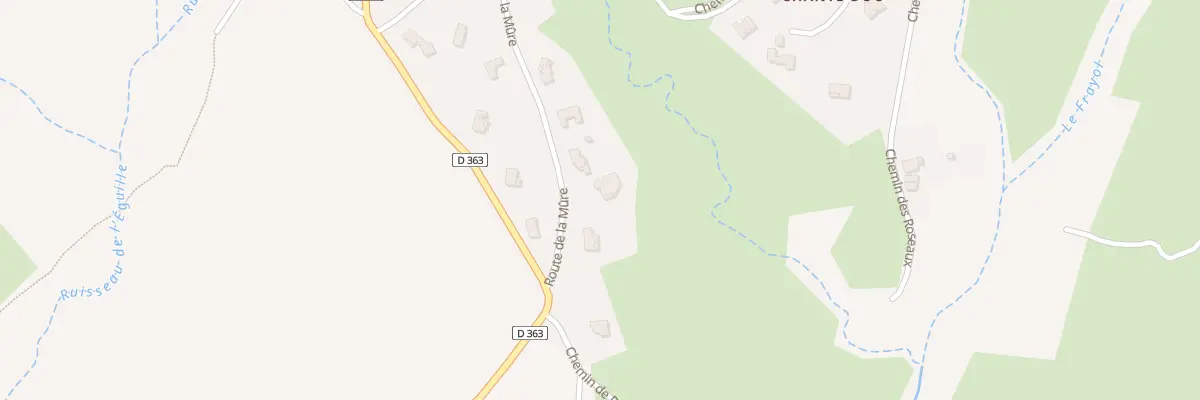Plan du 60 Rte de la Mure à Aubignas