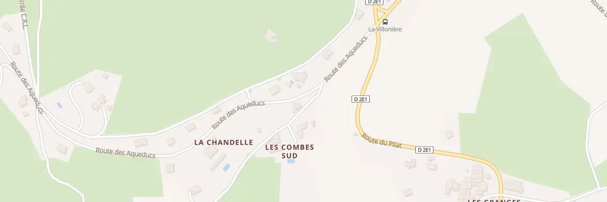 Plan du 183 Rte des Aqueducs à Chabanière