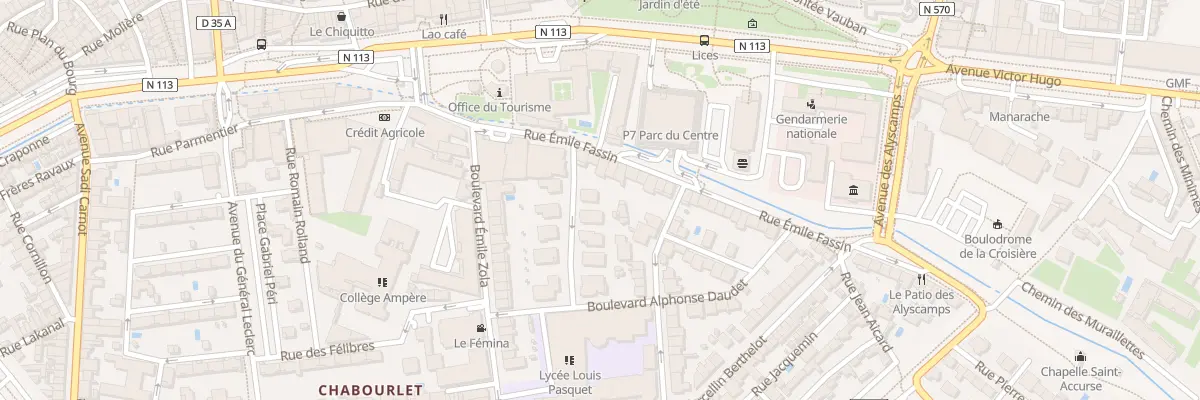 Plan du 5 Rue Cdt-L Herminier à Arles