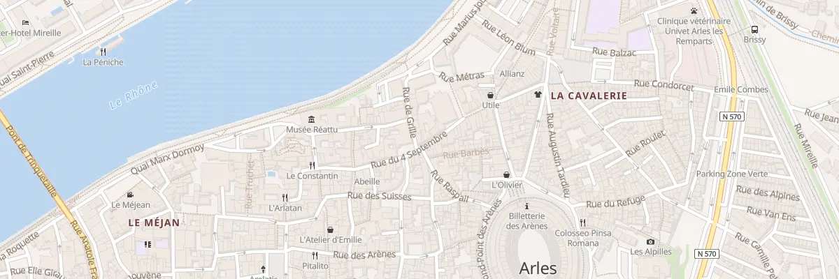 Plan du 19 Rue de Grille à Arles