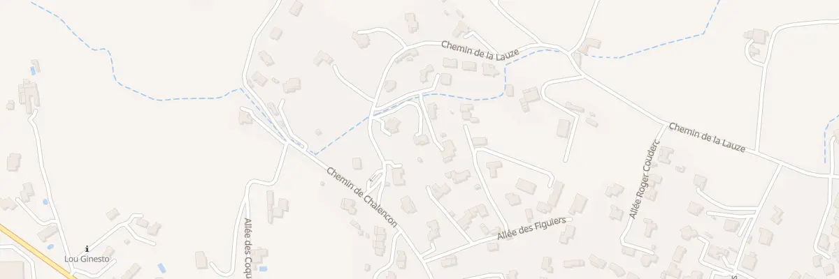 Plan du 9000 Les Lauzes à Bourg-Saint-Andéol