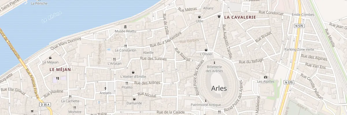 Plan du 2B Rue des Suisses à Arles