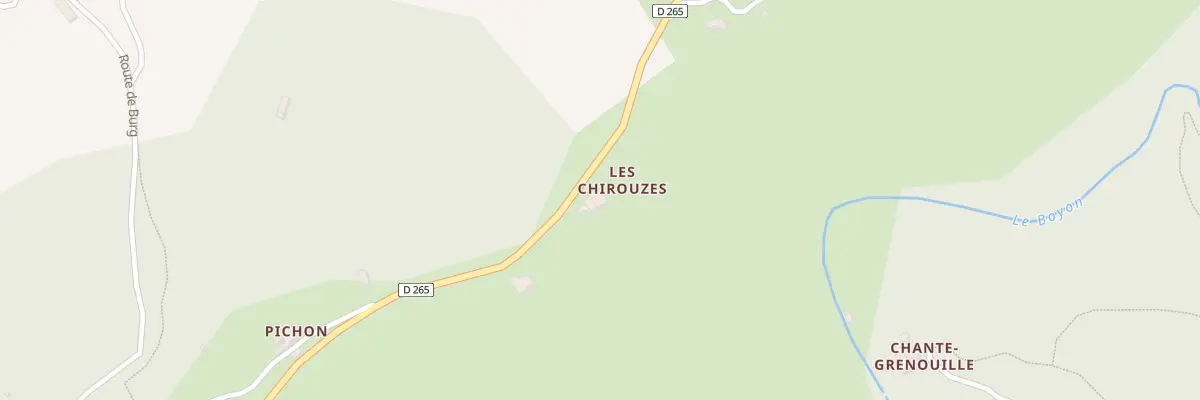 Plan du 5051 Les Chirouzes à Saint-Vincent-de-Durfort