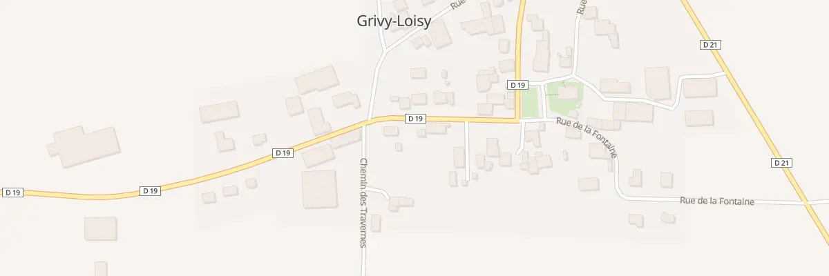 Plan du 3 Rte de Mazagran à Grivy-Loisy