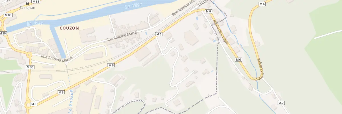 Plan du 38 Rte de Longes à Rive-de-Gier