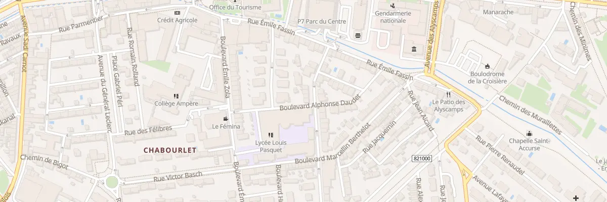Plan du 16 Bd Georges Bizet à Arles