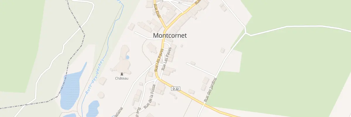Plan du 5063 Le Village à Montcornet