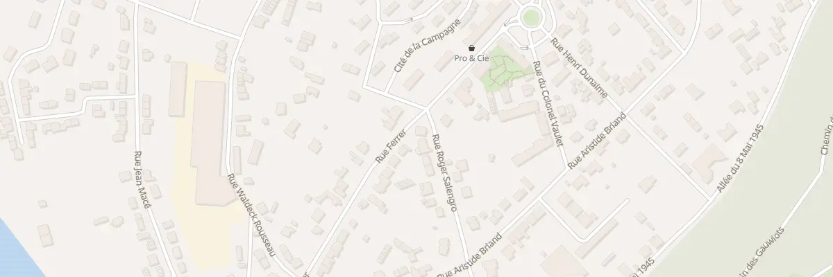 Plan du 2 Rue Roger Salengro à Revin