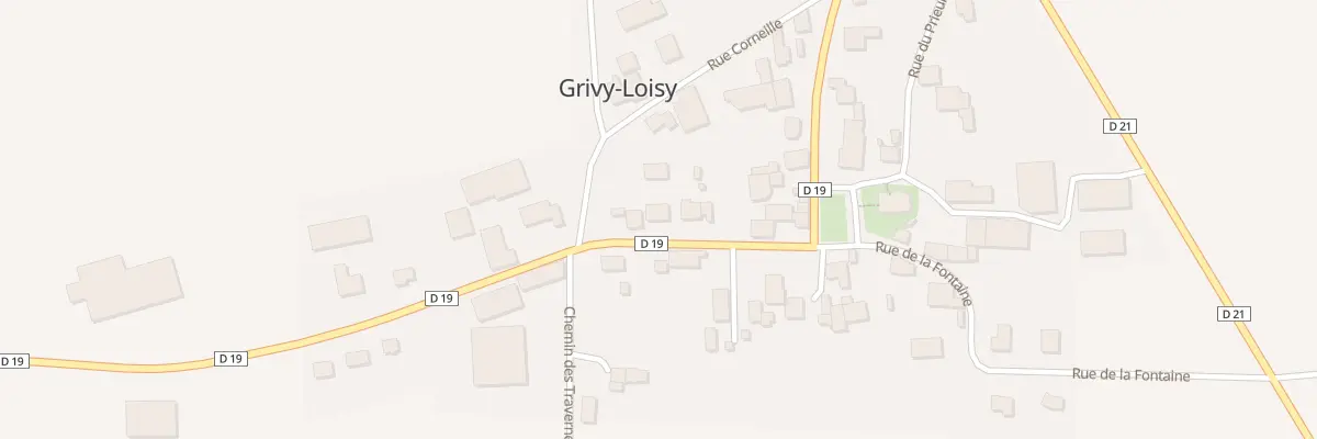Plan du 8 Rte de Mazagran à Grivy-Loisy