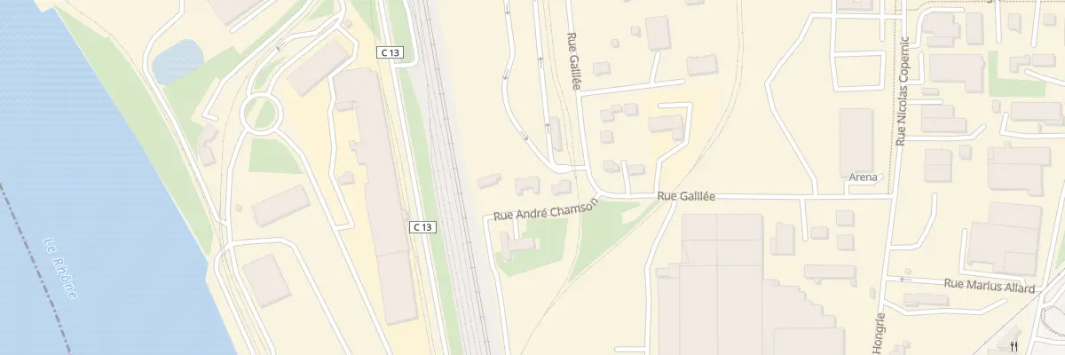 Plan du 2 Rue André Chamson à Arles