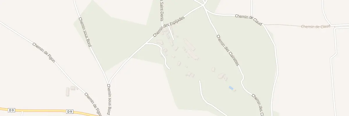 Plan du 6605 Che des Espijades à Laudun-l’Ardoise