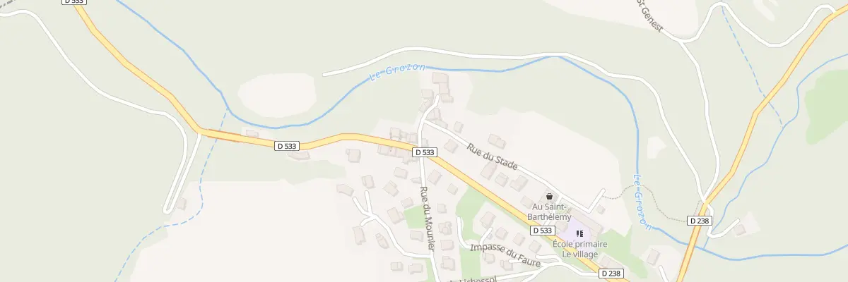 Plan du 5181 Le Village à Saint-Barthélemy-Grozon