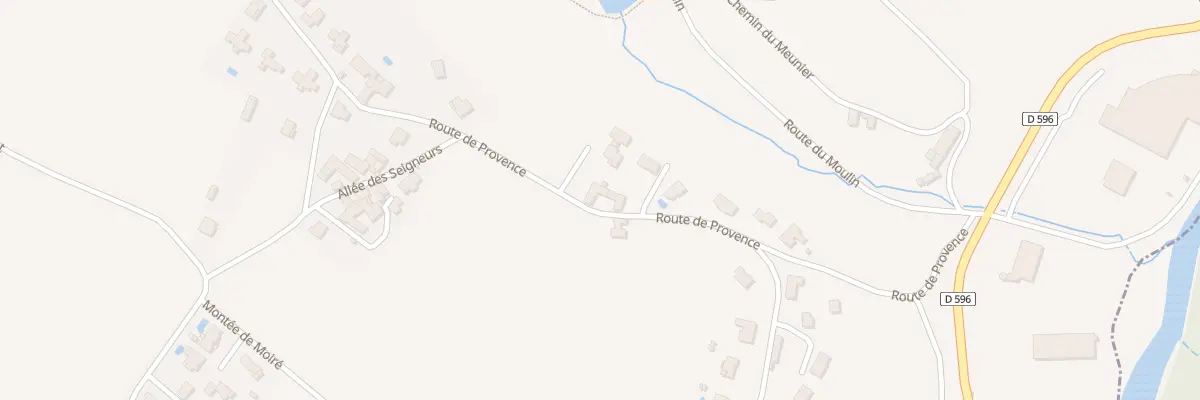 Plan du 239 Rte de Provence à Saint-Germain-Nuelles